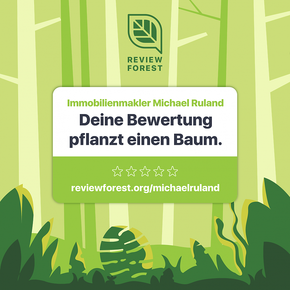 B�ume pflanzen mit Immobilienmakler Michael Ruland