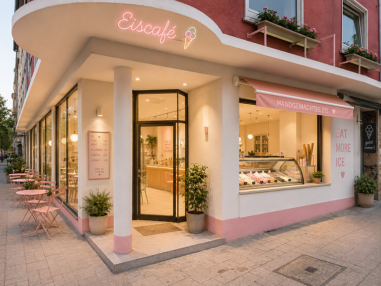Eiscaf� Vermietung Ladenlokal