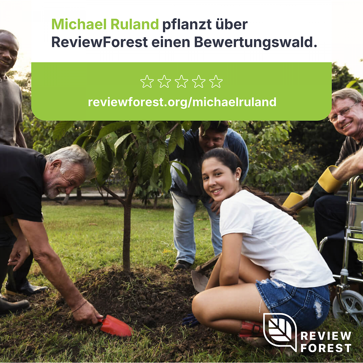 gutes tun f�r die umwelt mit immobilienmakler michael ruland