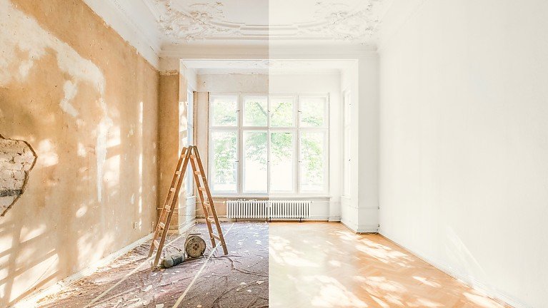 Haus renovieren und Anbau pr�fen
