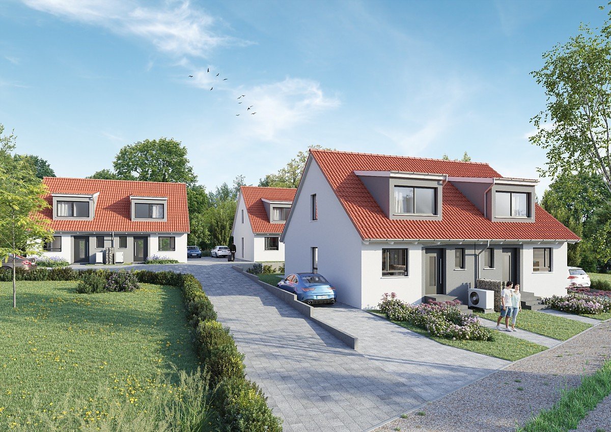 neubauprojekt Arberg Industriestrasse doppelhaush�lften