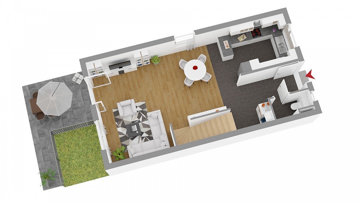 neubauprojekt Arberg Industriestrasse erdgeschoss