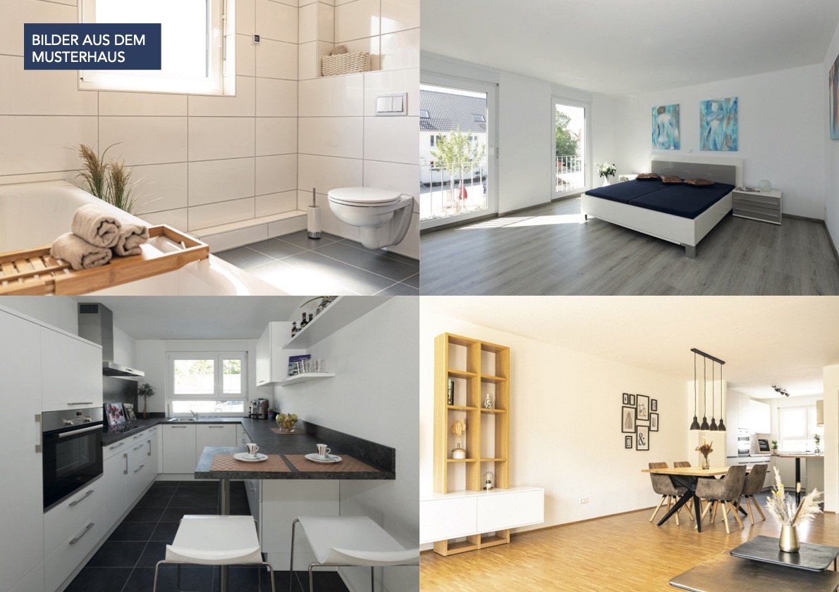 neubauprojekt arberg fotos musterhaus