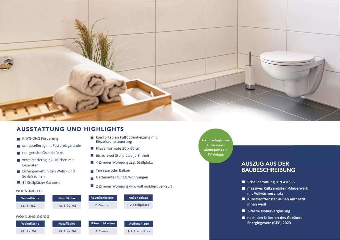 neubauwohnungen flehingen ausstattungshighlights