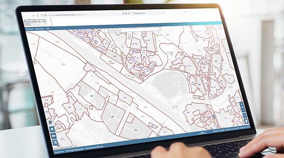 Screenshot einer Bodenrichtwerte-Recherche